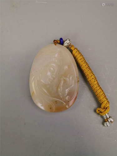 Chinese Agate Pendant