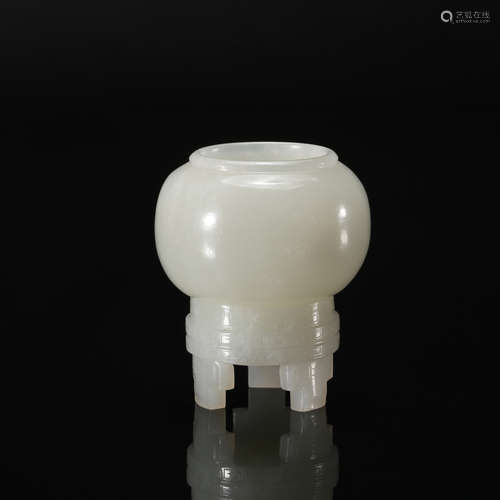 CHINESE WHITE JADE INK WELL