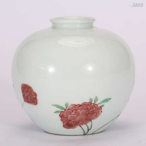 CHINESE FAMILLE ROSE PORCELAIN VASE