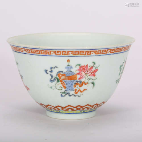 CHINESE FAMILLE ROSE PORCELAIN BOWL