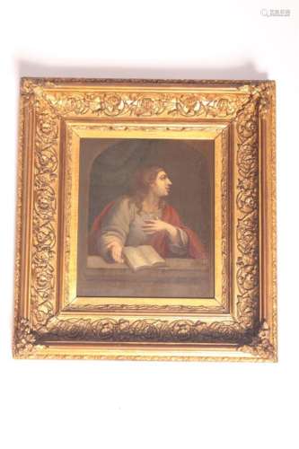 18th-19th C. Religious Painting, Oil on Board