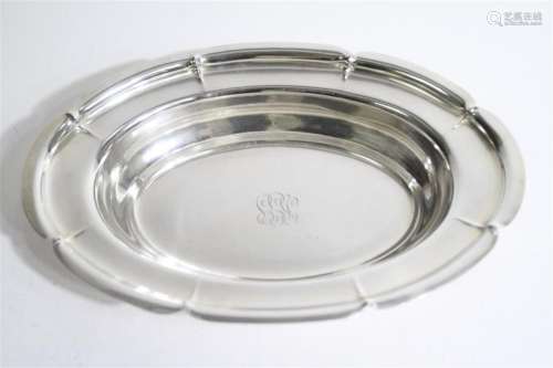 Sterling Silver M. Whiting Oval Serving Dish