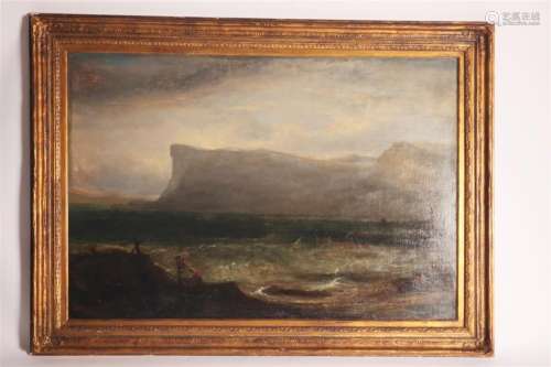 19th C. English Exhibition Size Luminist Painting