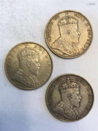 Early 1900's Hong Kong / King Edward VII Coins