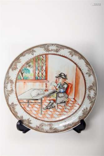 Chinese Export European Market Porcelain Plate
