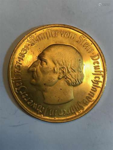 1923 German Notgeld 10000 mark coin