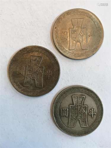 (3)Republic of China Coins with Sun Yat Sen