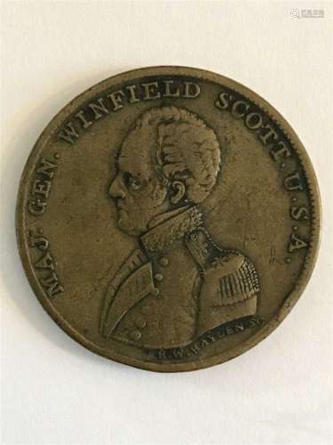 1852 Major General Winfield Scott Medal
