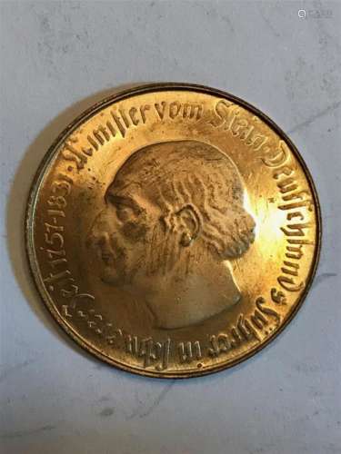 1922 German Notgeld 100 mark coin