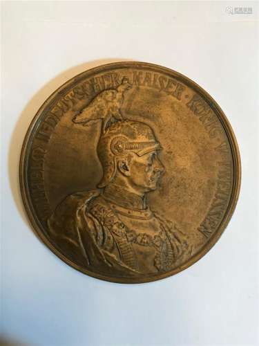 1905 Large German Medallion