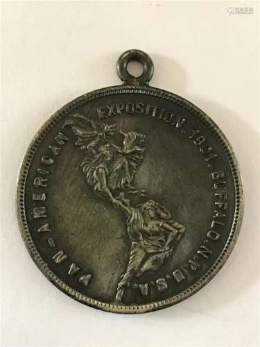 1901 Pan-American Exposition Peace Medal