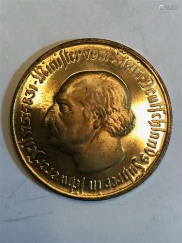 1922 German Notgeld 500 mark coin