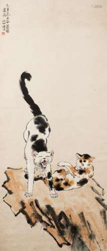 XU BEIHONG (1895-1953), TWO CATS
