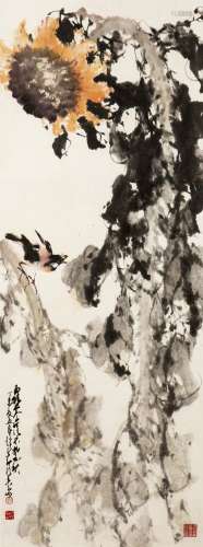 ZHAO SHAO'ANG (1905-1998), SUNFLOWER