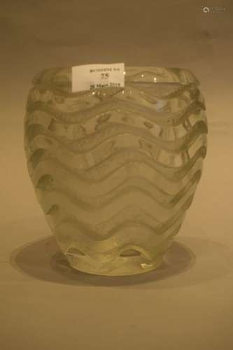 René LALIQUE (1860 1945) Vase « Méandres » (1934)...