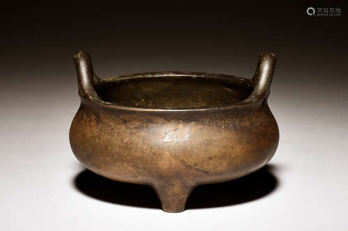 BRONZE CAST TRIPOD CENSER