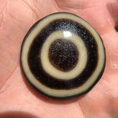 A SHEEP EYES DZI BEADS