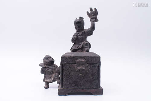 BRONZE CAST SARIRA BOX