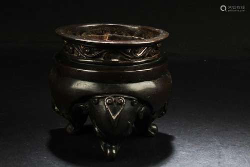 Antique Chinese Bronze Vase