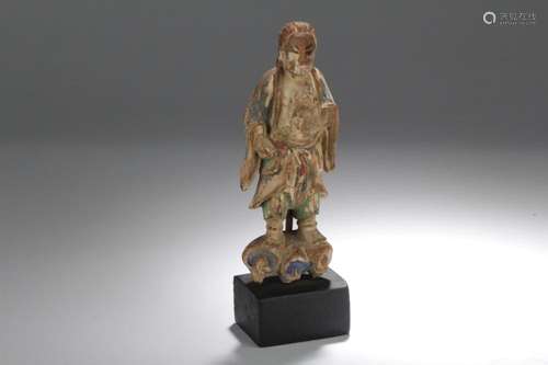 Chinese Wooden Carved Statue Figure