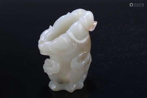 Chinese White Jade Ornament