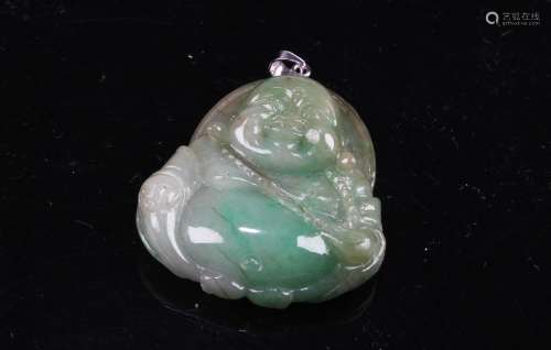 Chinese Jade Buddha Pendant