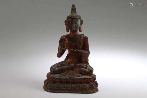 Chinese Bronze Buddha Statue