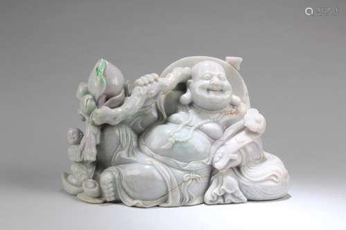 Chinese Jade Carved Buddha Ornament