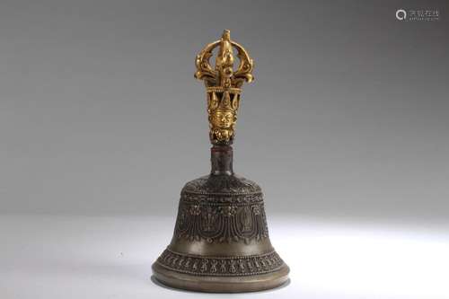 Antique Tibetan Religious Bell, Ming Dynasty