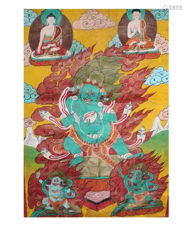 Chinese Tibetan Thangka