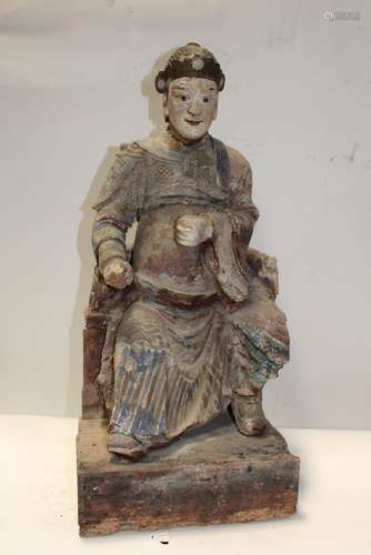 Antique Chinese Clay Scuplture