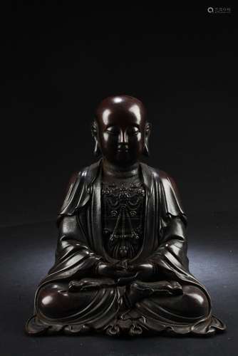 Chinese Bronze Bodhisattva Statue