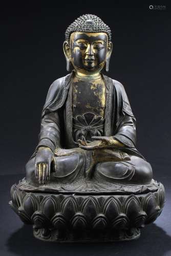 Chinese Bronze Buddha Statue