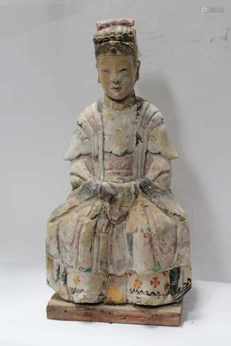 Antique Chinese Clay Scuplture