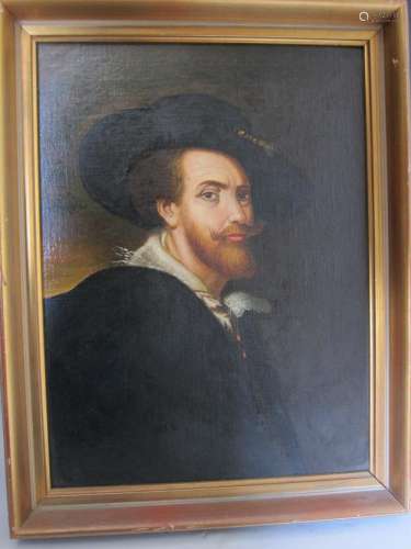 European Oil Portrait Painting