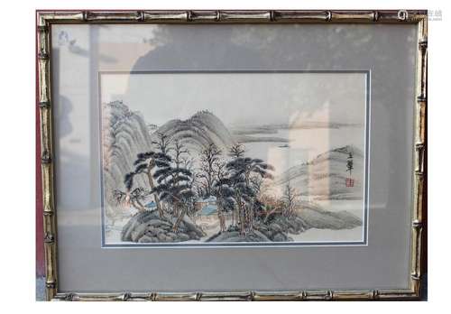 Chinese Framed Painting