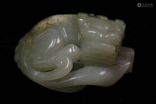 Chinese Jade Carved Beast