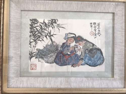 Chinese Ink Color Painting