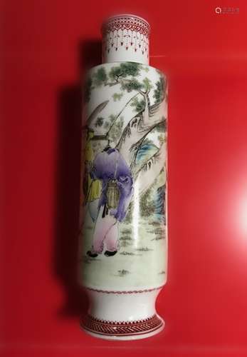 Chinese Famille Rose Porcelain Vase