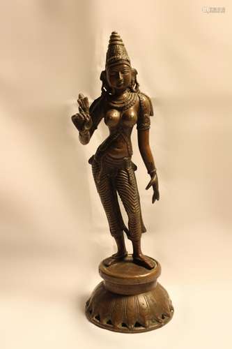 Indian Bronze Buddha