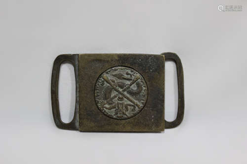 Qing Dynasty Chinese Army Belt buckle
