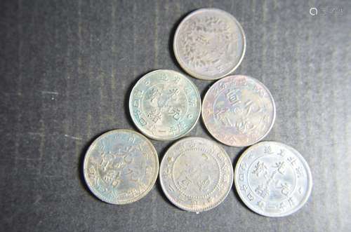 Six Chinese Old Coins