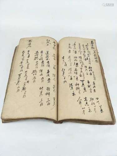 QING DYNASTY CHINESE OLD MEDICAL BOOK,