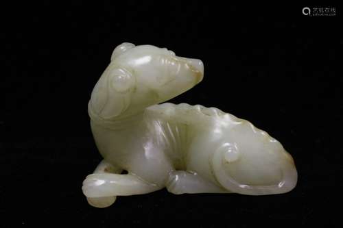 Chinese Jade Carved Dog