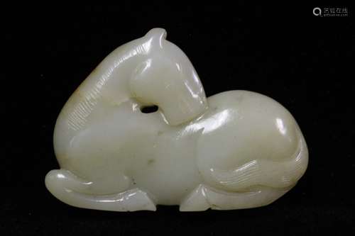 Chinese Jade Carved Horse