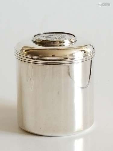 Antique Russian Silver Tea Caddy 1836