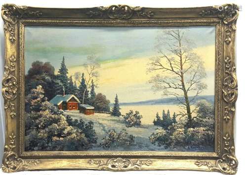 Antique Russian oil painting Ivan Kowalski (1839 -