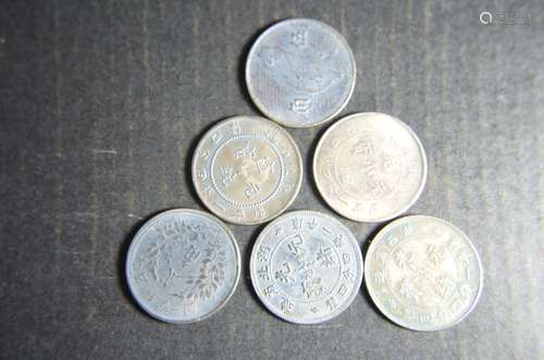 Six Chinese Old Coins