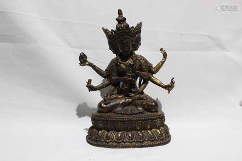 Chinese Bronze Buddha