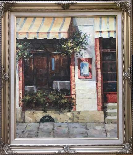 Oil Painting on Canvas, Street View